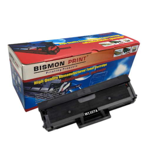 ตลับหมึกเทียบเท่า Toner Cartridge Compatible HP W1107A, HP 107A Remanufactured